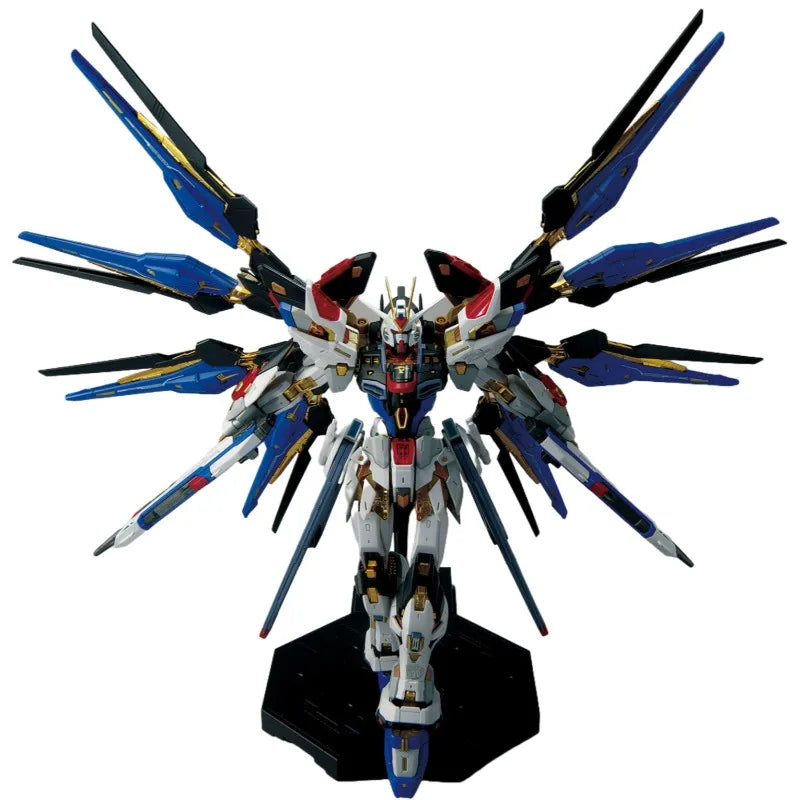 In Stock Bandai Original MGEX 1/100 GUNDAM Anime Model STRIKE FREEDOM GUNDAM WING Action Figure Assembly Model Robot Toy Gift