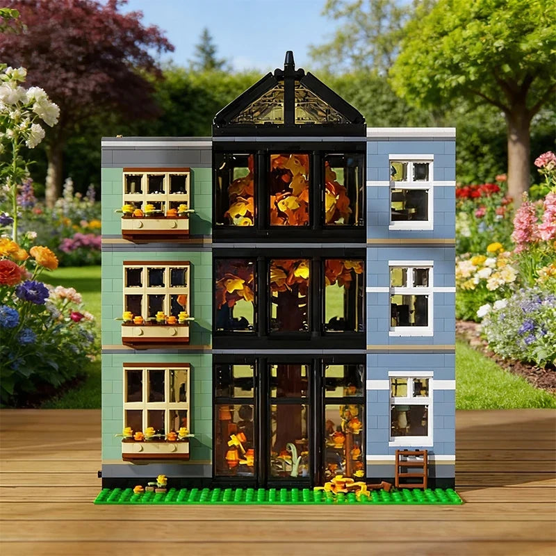 3762 PCS Building Brick Autumn Arboretum MOC Customize Modular Building Block Educational Popular Design DIY Holiday Toy Gifts