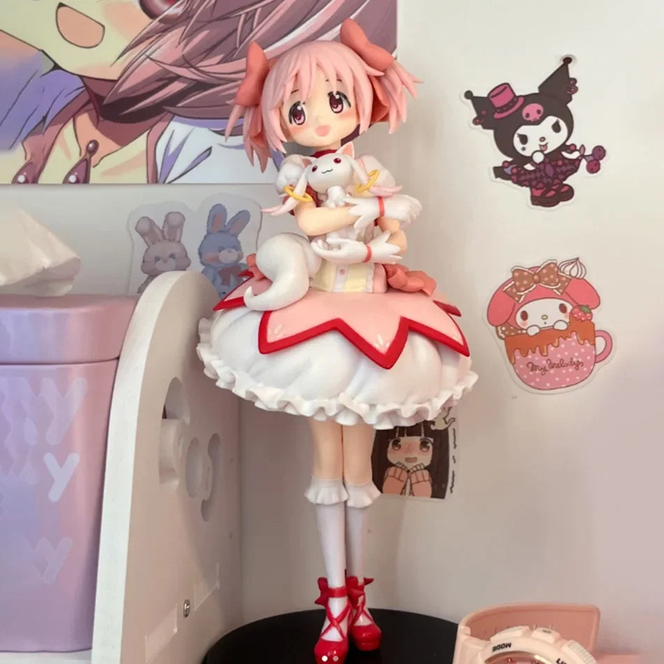 18CM PMMM Puella Magi Anime Figure Madoka Magica PVC Ornaments Toy Figurine cute Loli Collection Model Toy Gift