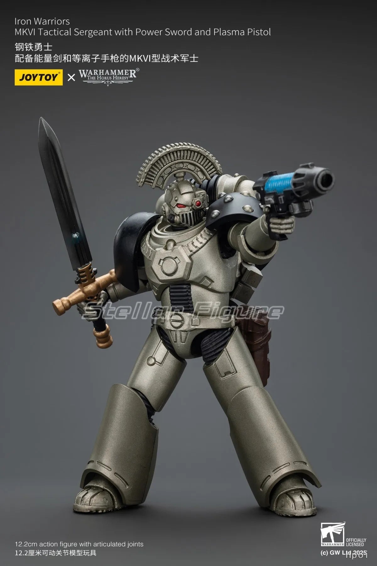 【SF】JOYTOY 1/18 Action Figure Ultramarines Legion Mklll Tactical Squad Sergeant with Power Sword Model Toys Gifts Collection