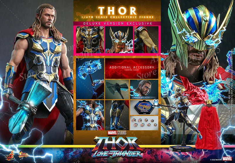 HOTTOYS HT MMS656/655 1/6 Scale Collectible Figure Chris Hemsworth Thor: Love and Thunder Full Set 12Inch Men Soldier Model