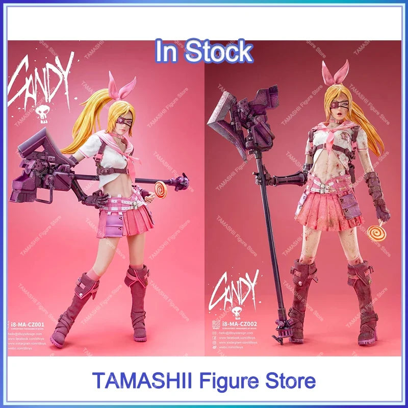 1/6 Scale I8TOYS CANDY I8-MA-CZ001/002 Beautiful Strong Sexy Female Soldier Complete Set Full Set Fit In Stock Action Figure Toy