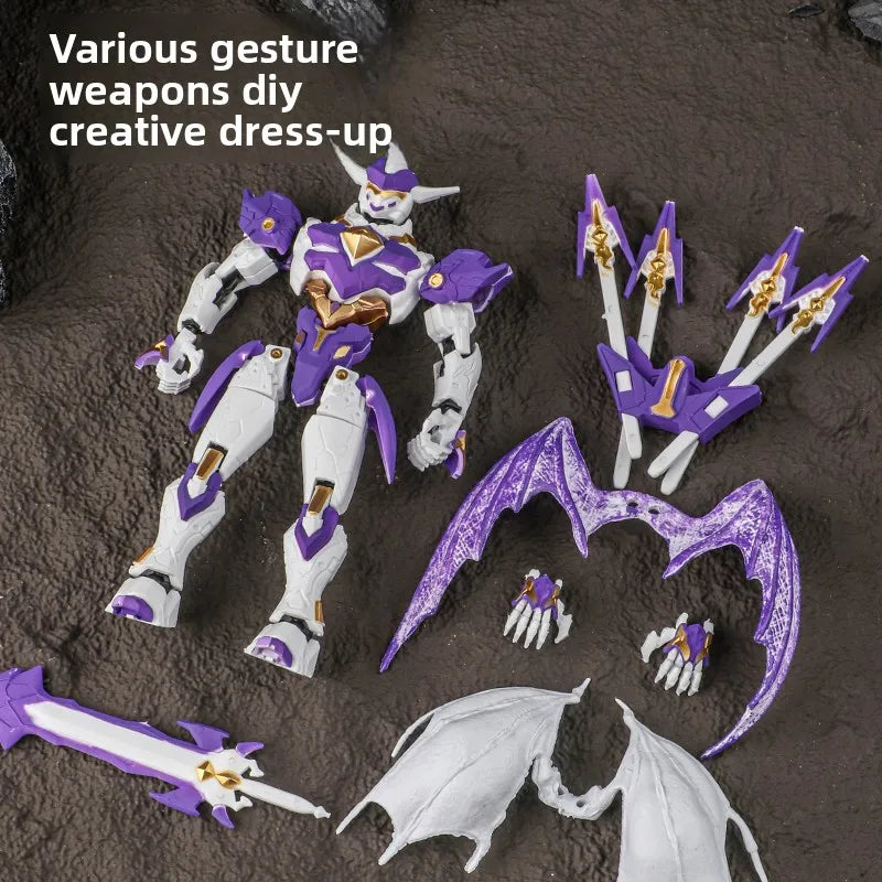 Blade Building Block Human Figure Doll Model Assembly Machine Armor Movable Joint Human Simulation Doll Children's Toy Gift