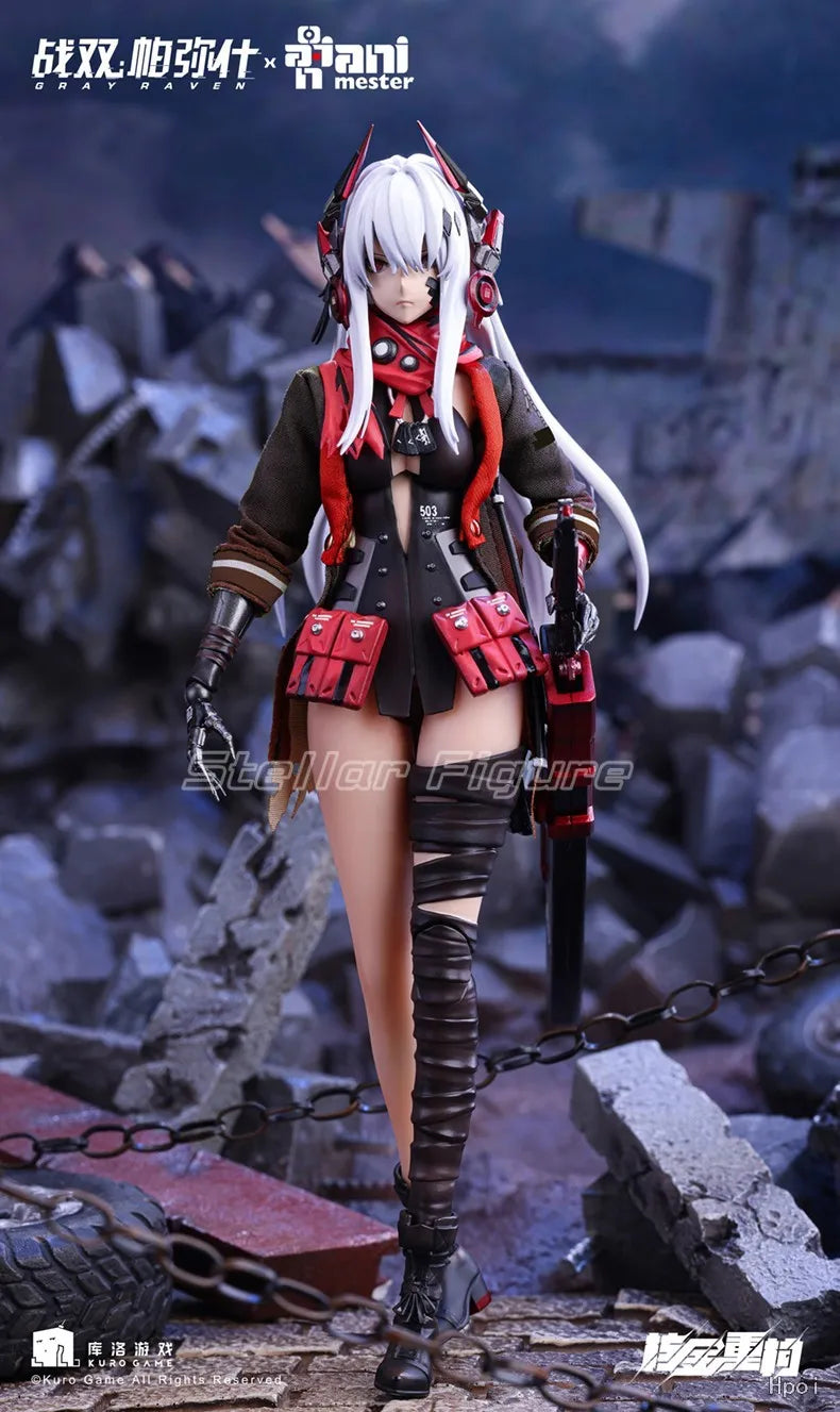 [SF] in Stock Original Nuclear Gold Reconstruction AniMester Battle Double Pamish Lucia Crimson Abyss 1/9 Scale Figure Anime