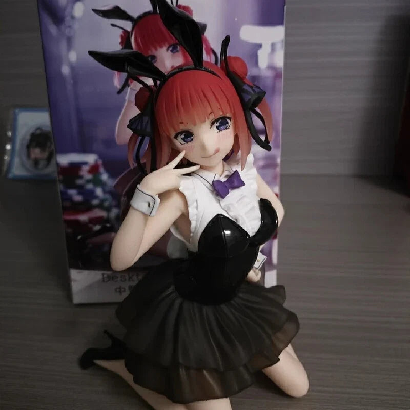 Yotsuba Anime Kawaii Nakano Nino Figurine The Quintessential Quintuplets Cat Nakano Miku action figure PVC Collection Toys Gifts