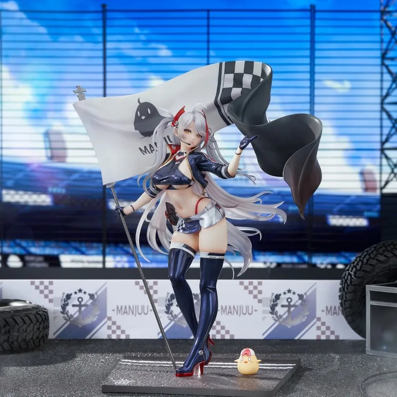 APEX Original:Azur Lane Prinz Eugen RACE QUEEN 18cm PVC Action Figure Anime Figure Model Toys Figure Collection Doll Gift
