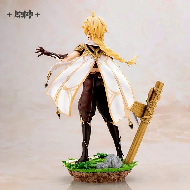 In Stock Kotobukiya Aether Lumine Original Anime Figure 27CM MiHoYo Genshin Impact Traveler Model Doll Collectible Figurine Toy