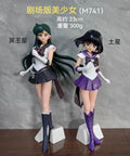23CM Anime SAILOR MOON Kaiou Michiru Figure GLITTER&GLAMOURS Ver Tomoe Hotaru Model Toy Gift Tenoh Haruka Aciton Figure Doll