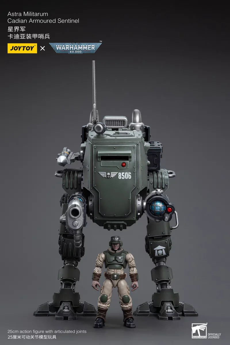 【Original】JOYTOY Warhammer 40K Astra Militarum Cadillac Armored Sentinel Anime Model Toy