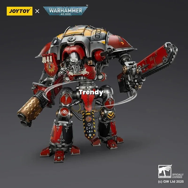 【Pre-sell】JOYTOY Hammer 40K Action Figure Scale 1/18th Imperial Knight Raven Family Ranger Knight Statue Model.