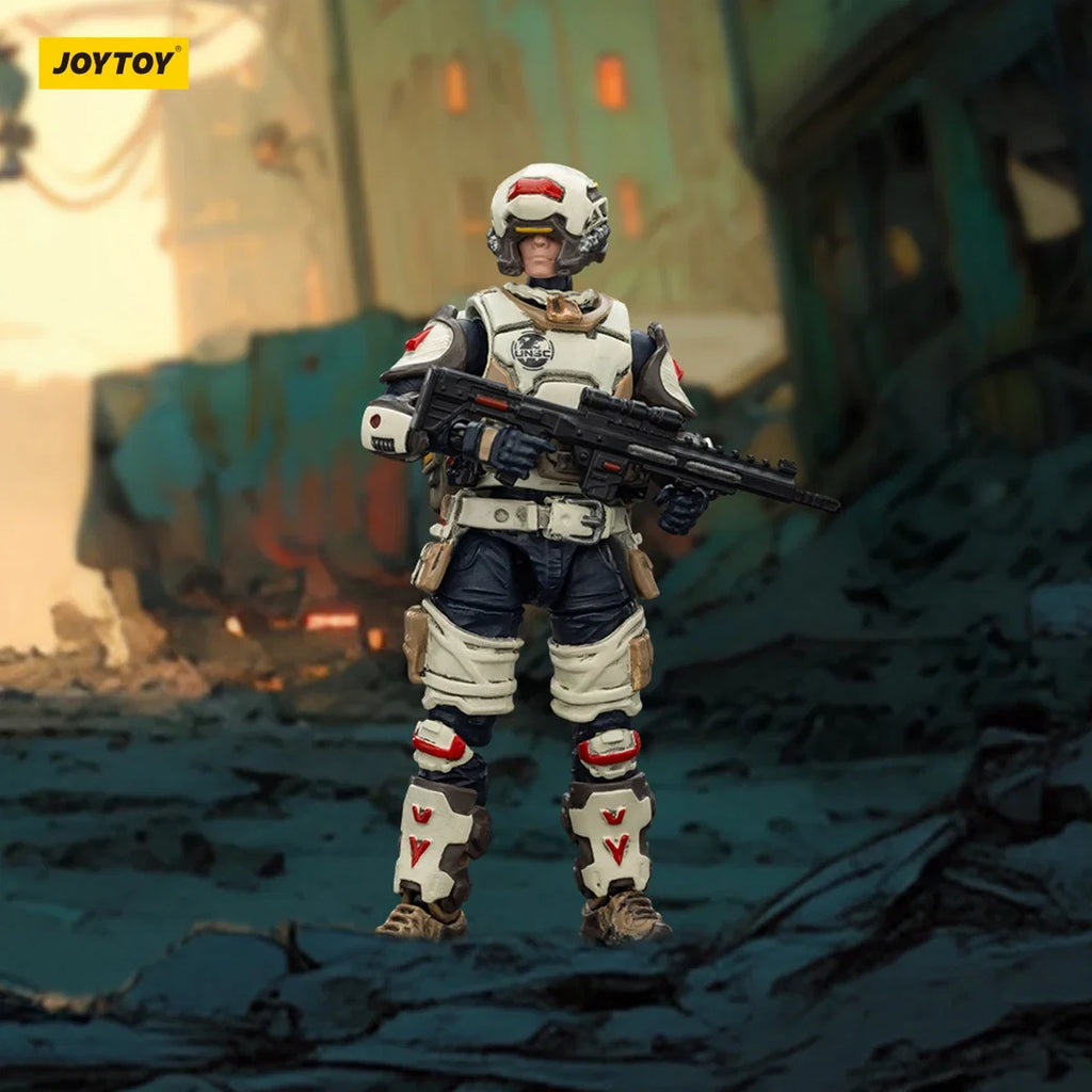 JOYTOY Dark Source 1/25 Steel Ride Corps & UNSC Corps Movable Figurine Joint Model Doll Assembly Toy Collection