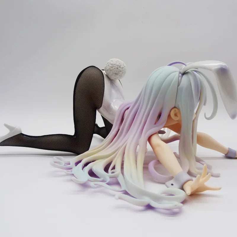 No Game No Life Shiro1/4Scale Bunny Girl Figure High-Quality Anime Statue Collectible Pvc Model Ornament Adult Action Figure Toy