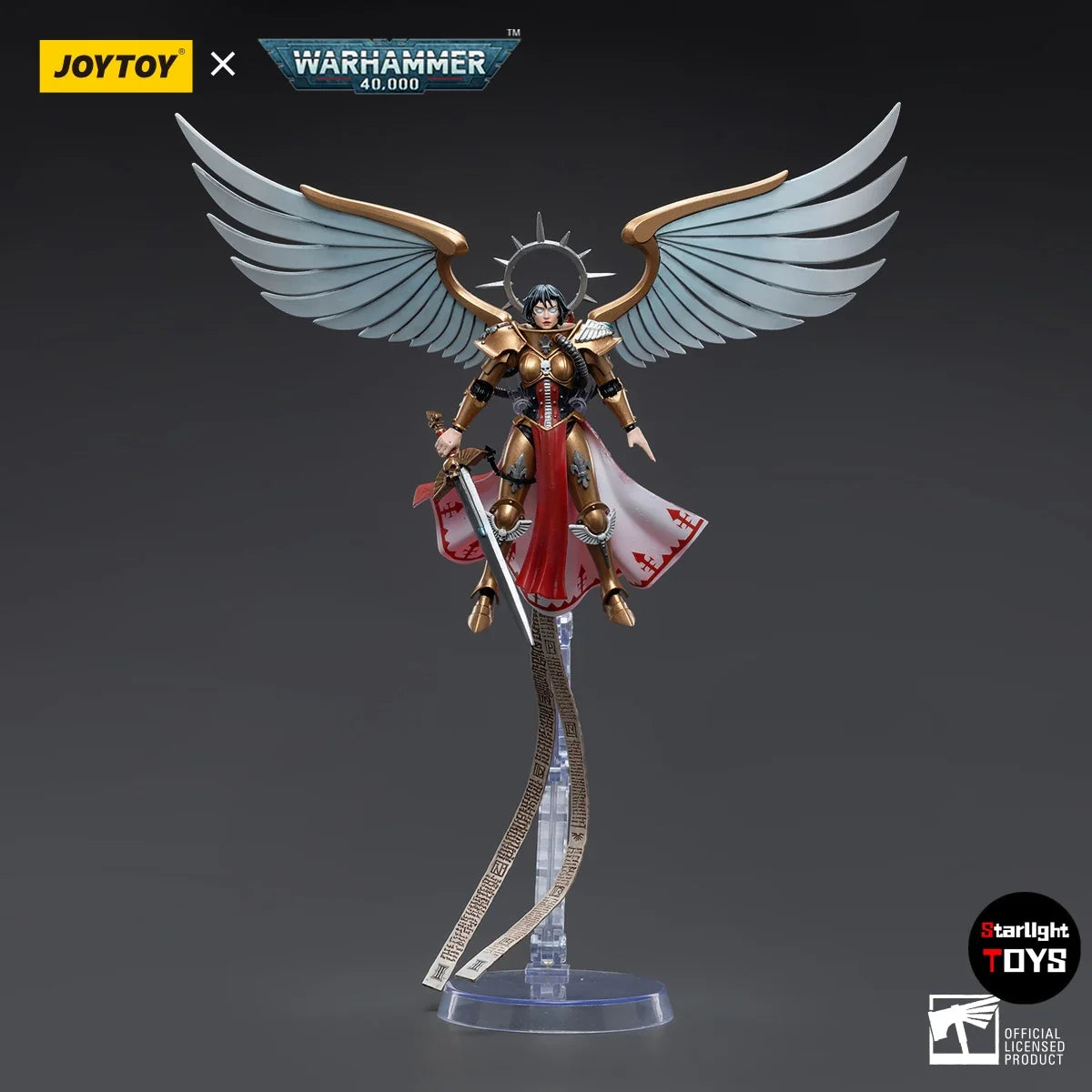 JOYTOY Warhammer 40K Adepta Sororitas Celestine The Living Saint Model Toy Gift 1/18 Action Figure