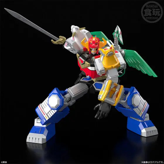 Bandai SMP [Shokugan Modeling Project] Seijuu Gattai Gingaioh (W/O Ramune) Model Kit Action Figures TOYS