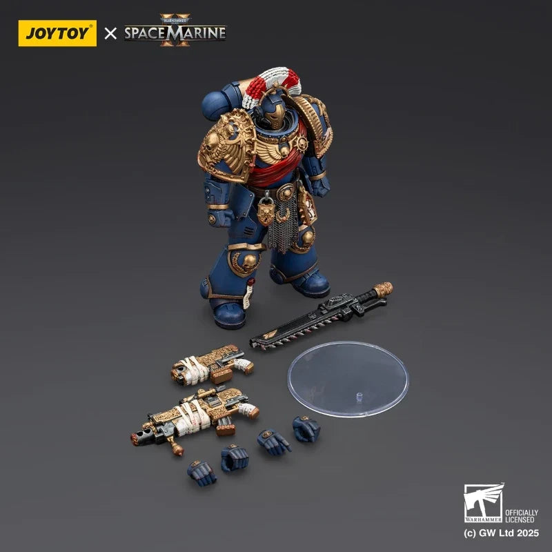 JOYTOY Warhammer 40K Action Figure 1/18 Extreme Warrior Arrow Pistol Sacred Object Armor Soldier Model Collectible Toy Boy Gifts