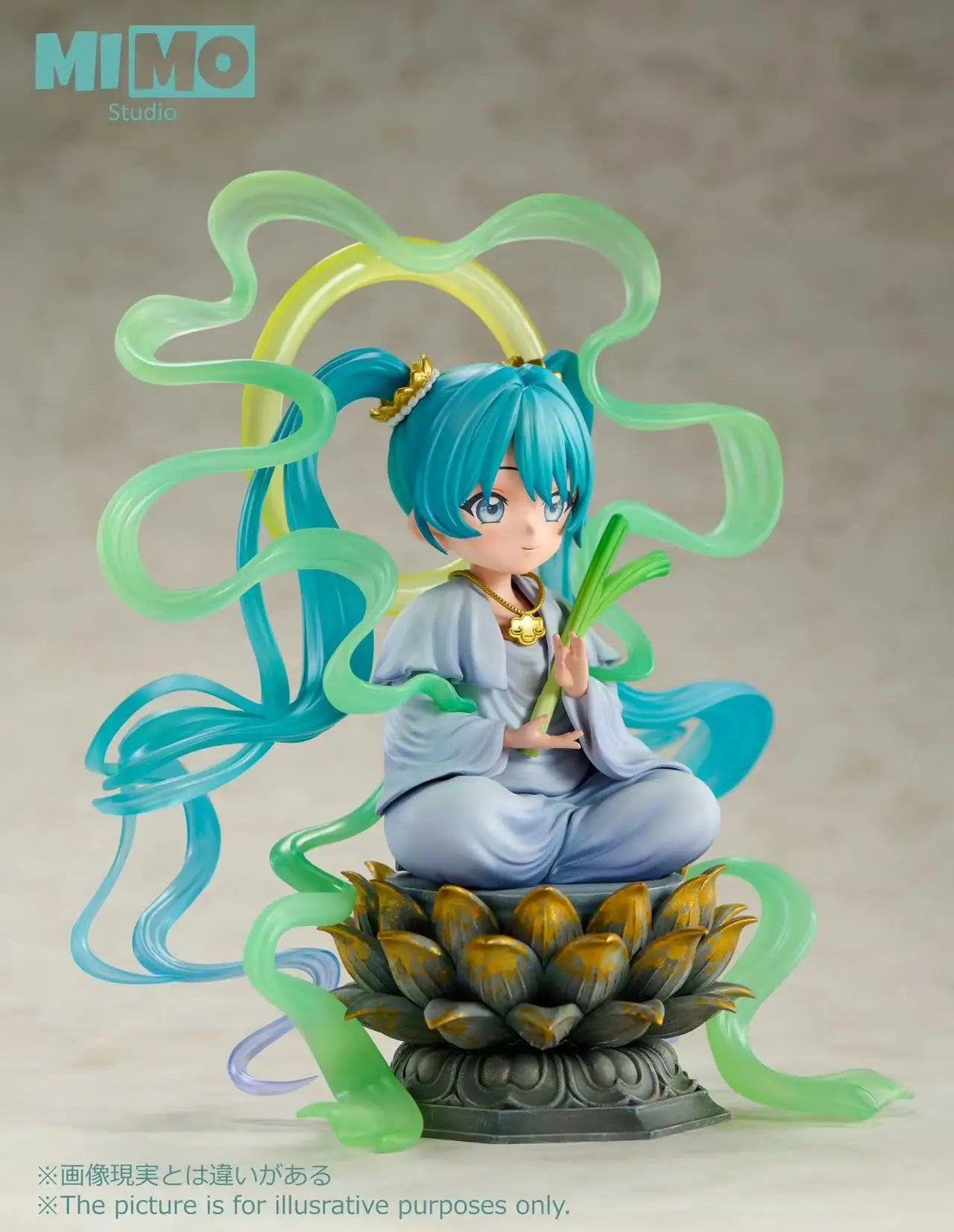 【Original】MIMO Studio Q Version Buddha Hatsune Miku Figure Model Toy