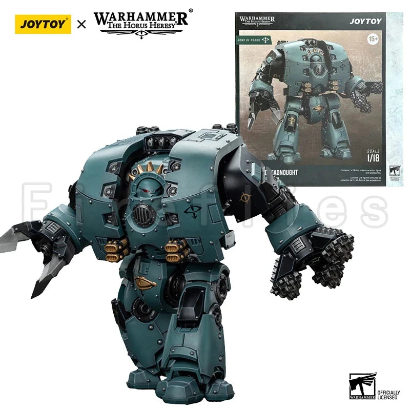 1/18 JOYTOY Action Figure The Horus Heresy Sons of Horus Leviathan Dreadnought with Siege Drills Anime Model