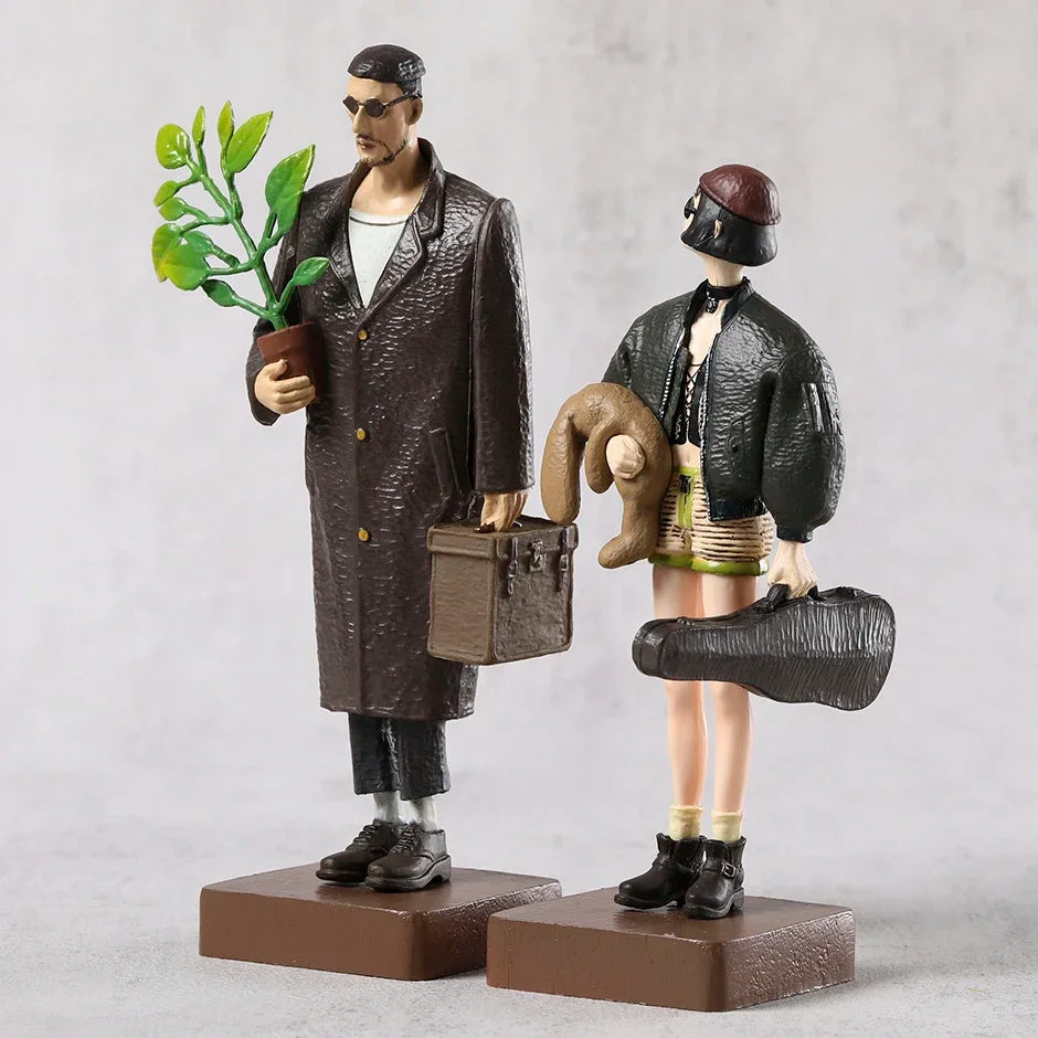 2-pack The Professional Leon Mathilda Figure Figurine Collection Model Doll Toy 14-16cm