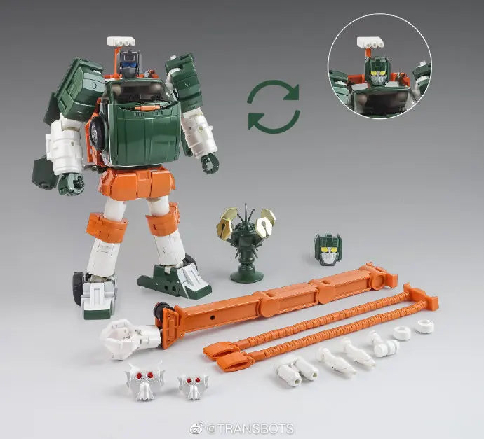In Stock Transformation X Transbots Trailbreaker MX-8T Action Figure G1 Animated X Transbots Hoist MX-9T Autobot Toy