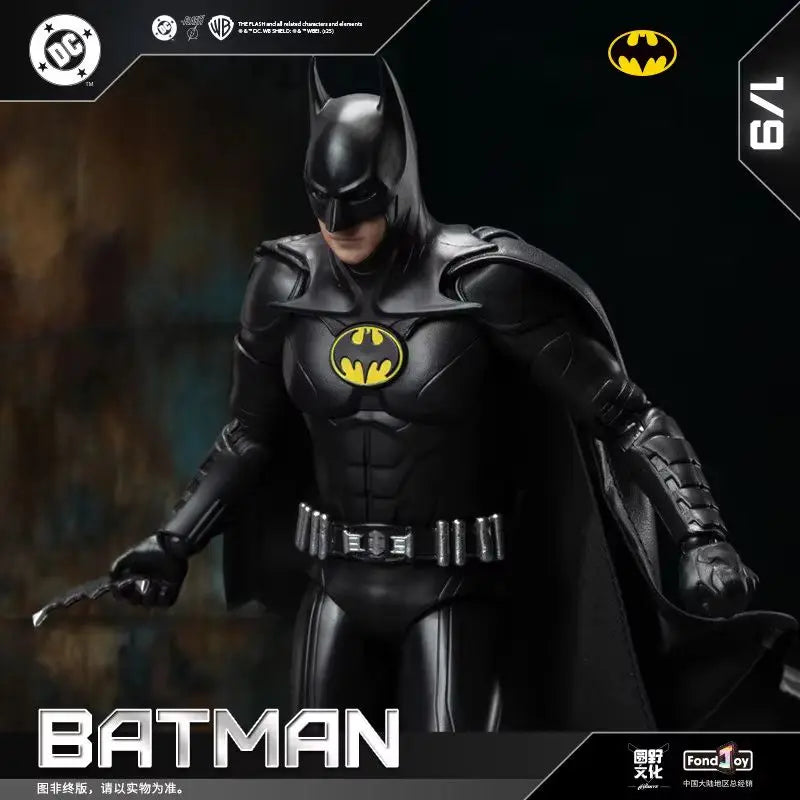Fondjoy 1/9 2023 Keaton Batman Action Figure Collectible Trendy Toy Statue Desktop Ornament Doll Model Kit Boy Fans Gift