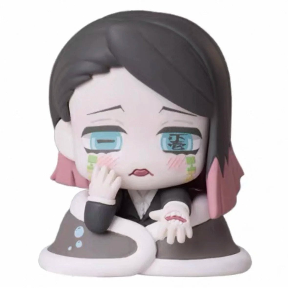 Demon Slayer Anime Gashapon Toys Q Version Collection 10 Figures - Akaza Daki Giyuutarou Rui Enmu PVC Action Model Decor Gifts