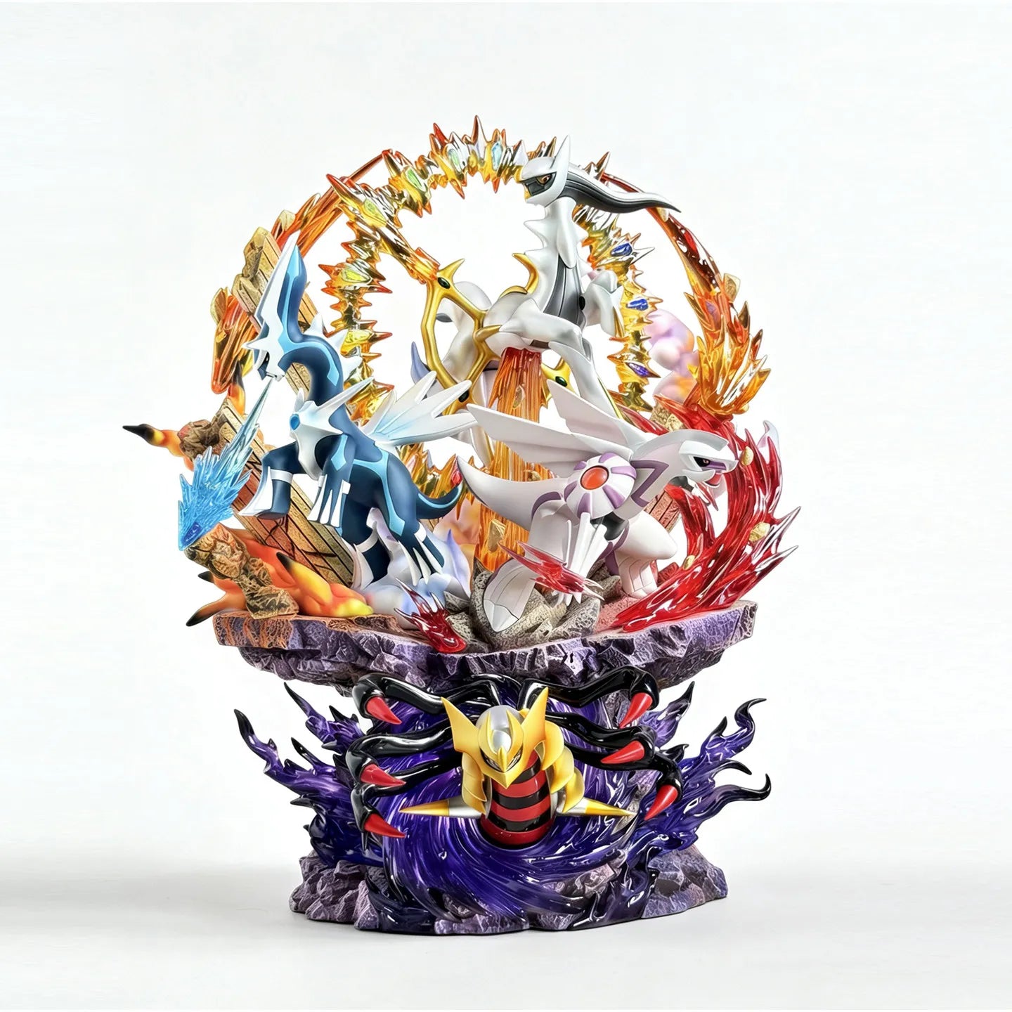 37cm Pokémon Ppap Vier Legendäre Bestien Set Figur mit Licht Anime Merch Deko-Ornament Sammlung Modell Geburtstagsspielzeug Geschenk