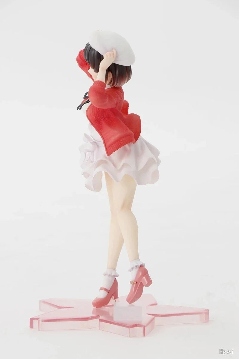 Anime Figure Saekano: How to Raise a Boring Girlfriend Megumi Kato Heroine Costume Model PVC Collection Toy Ornaments Gift 19CM