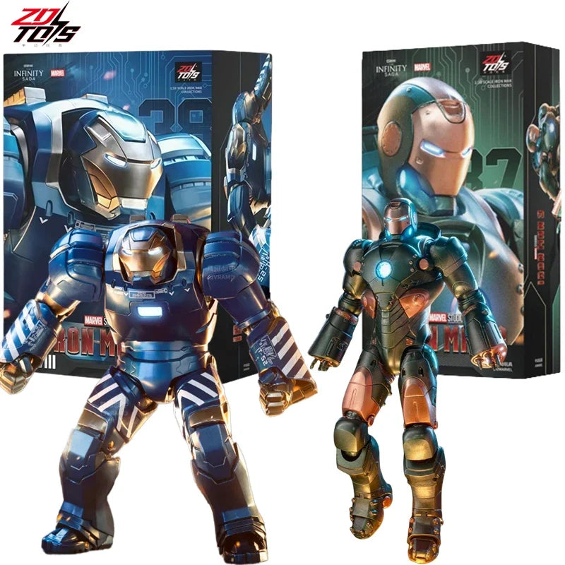 ZDTDS Original Iron Man Igor MK38 MK37 MK27 Hammerhead Marvel Legend Avengers Action Figure Joint Movable Collect Toy Gift