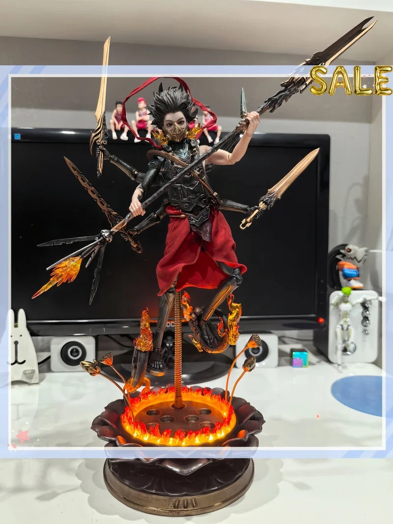 In Stock A Toys Na Zha 1/6 Action Figure  1/6 At-0001 Top Model Plaything Dark Myth Precious Collection Doll Good Christmas Gift