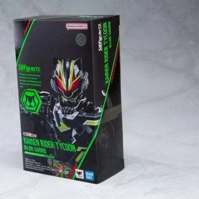 Bandai Genuine SHF KAMEN RIDER TYCOON BUJIN SWORD Anime Action Figure Collectible Joints Collectible Model Decoration