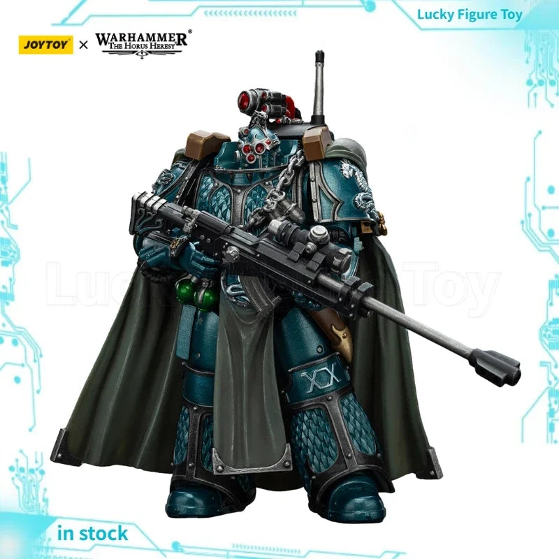 【Original】JOYTOY Warhammer 40K Alpha Legion Exodus 'The One Who Is Many with Sniper Rifle and Power 1/18 Action Figure