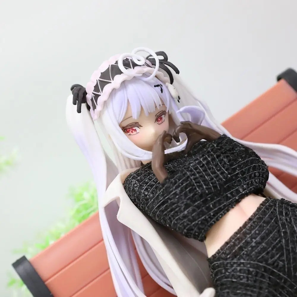 In Stock 16cm Counter Current Tea Party Tokisaki Mio Beautiful Girl Anime Handmade Action Figures Desktop Case Decoration Toys