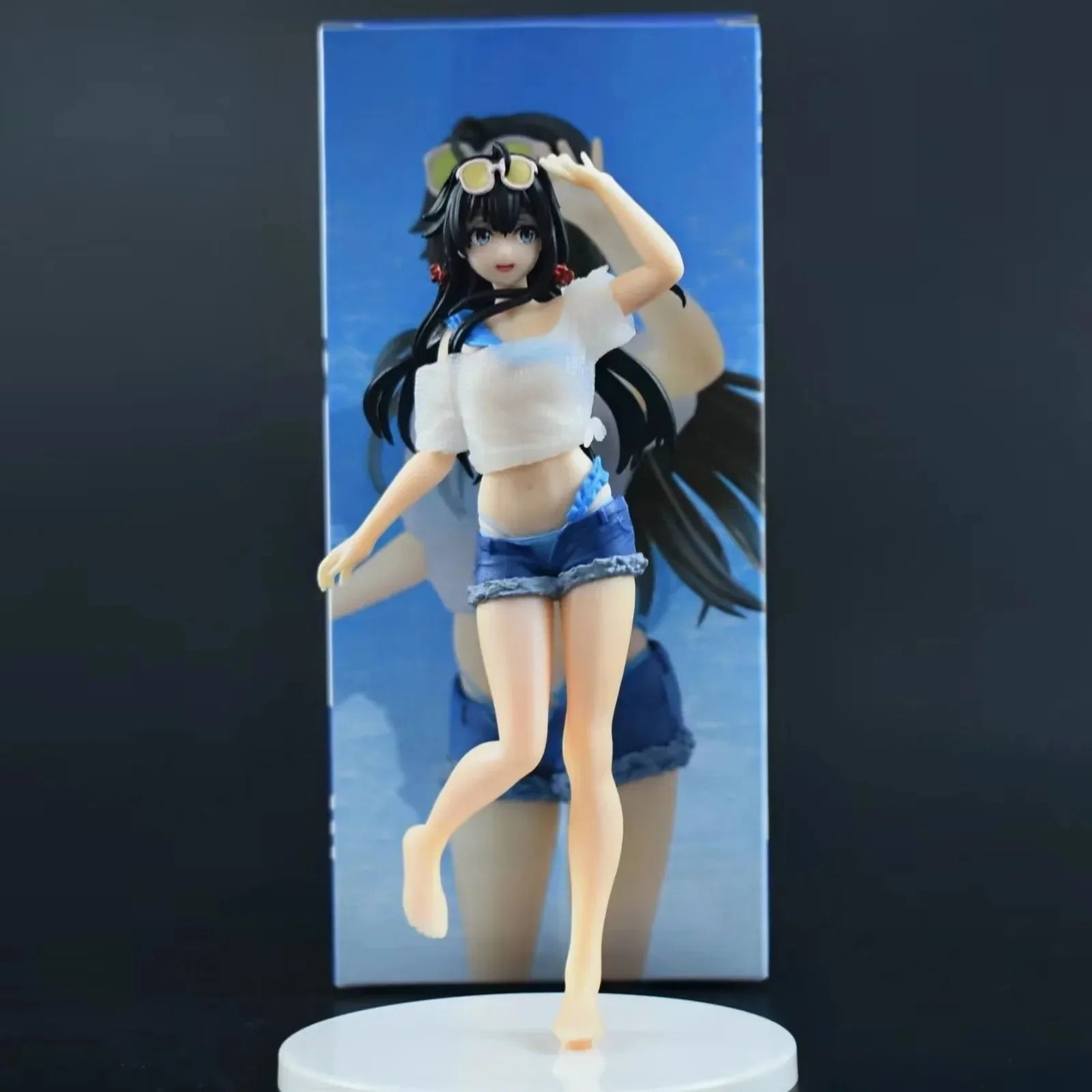 20cm Anime My Youth Romantic Comedy Is Wrong, As I Expected Figure Yukinoshita Yukino swimsuit Model Dolls Desk Decorations