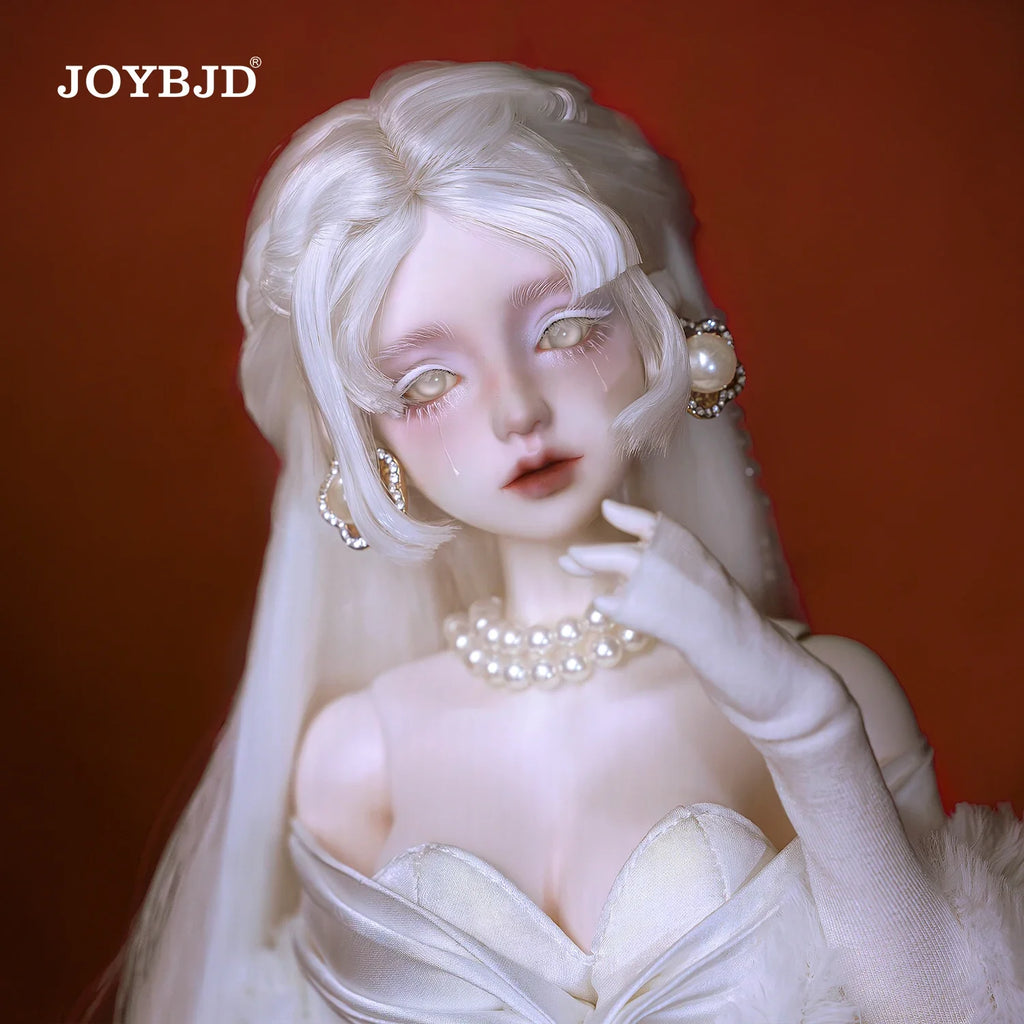 JOYBJD Lvy 1/4 Ball Jointed Doll Classic Elegant Style Noble Lady White Dress Full Set Gift Handmade Collectible BJD