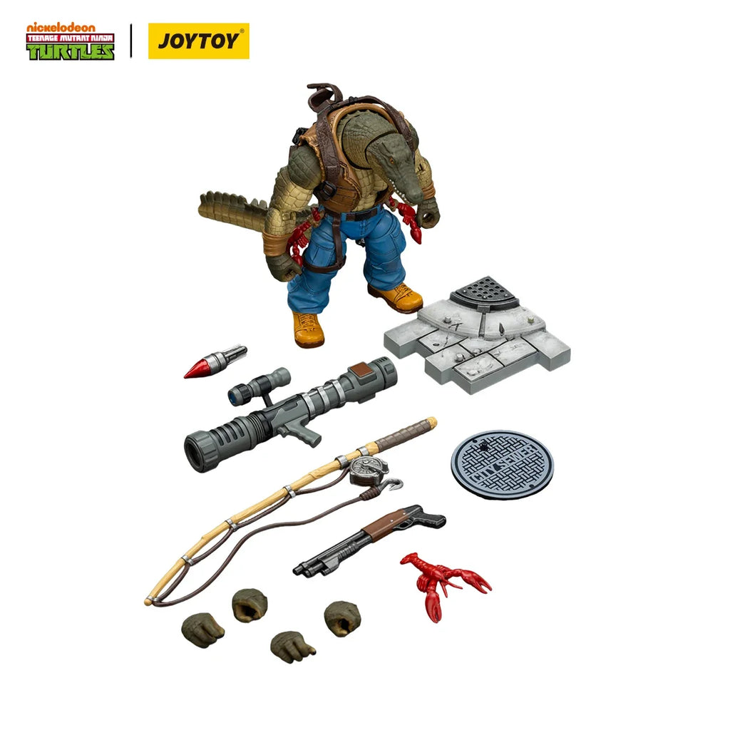 【MT】JOYTOY TMNT-Leatherhead 1/18 Action Figure Toy Collection