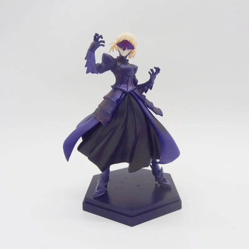 18CM Anime Fate/stay night Heaven's Feel Altria Pendragon Saber Alter Model Toy Gift Collection Action Figure PVC