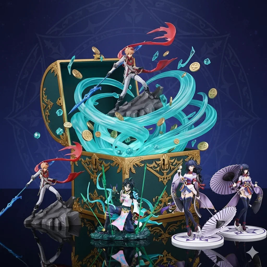 2026 Genshin Impact Anime Figure Lucky Box Blind Box Game Model Toy Collectible Gift for Fans Action Figure Surprise Set