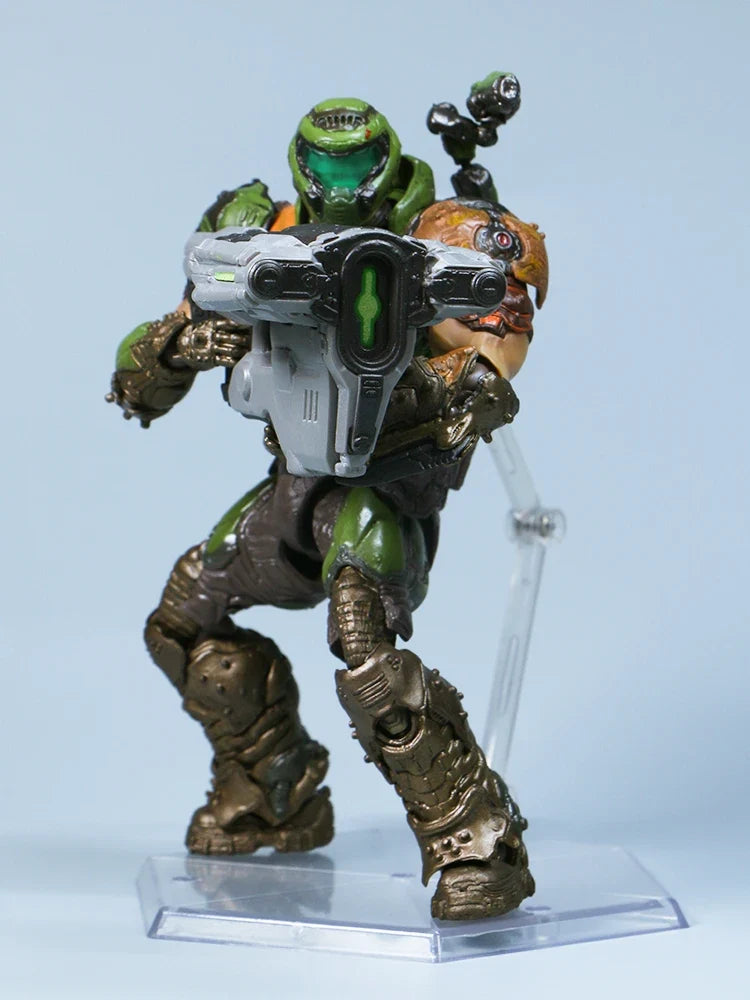 Action Figure Doom Figma Doom Eternal Sp-140 Doom Guy Doom Slayer 1/12 16cm Collection Game Model Statue Anime Movable Toy Gift