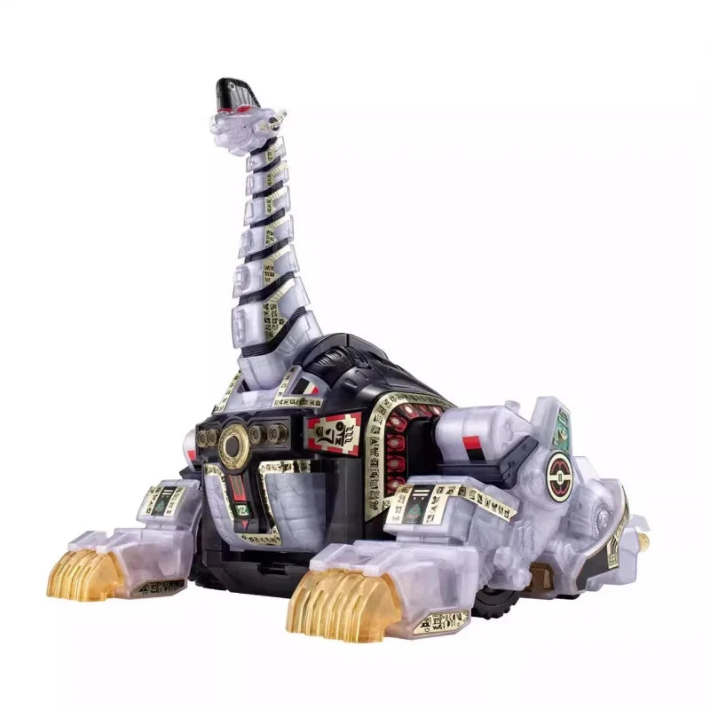 Bandai Food and Play SMP Dinosaur Team CLEAR COLOR VER Beast Riding God Thunder Dragon King Boys Collection of Christmas Gifts