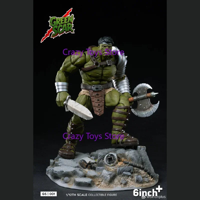 In Stock Original Hulk Hulk 1/12 Giant Body Action Figure Toys and Gift Collection Fans' Hobbies