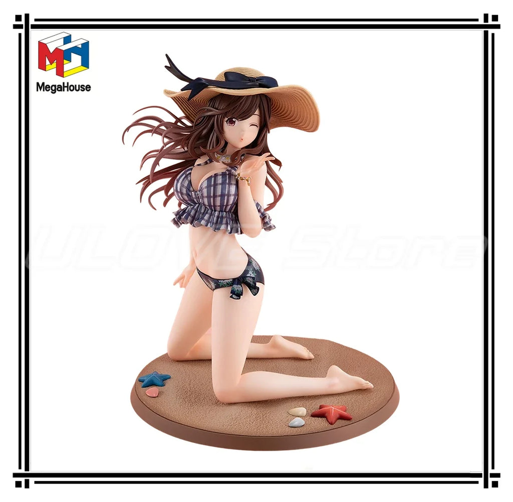 In Stock Original MegaHouse Lucrea THE IDOLM Tsukioka Kogane Anime Figure Model Toys Gift Collection