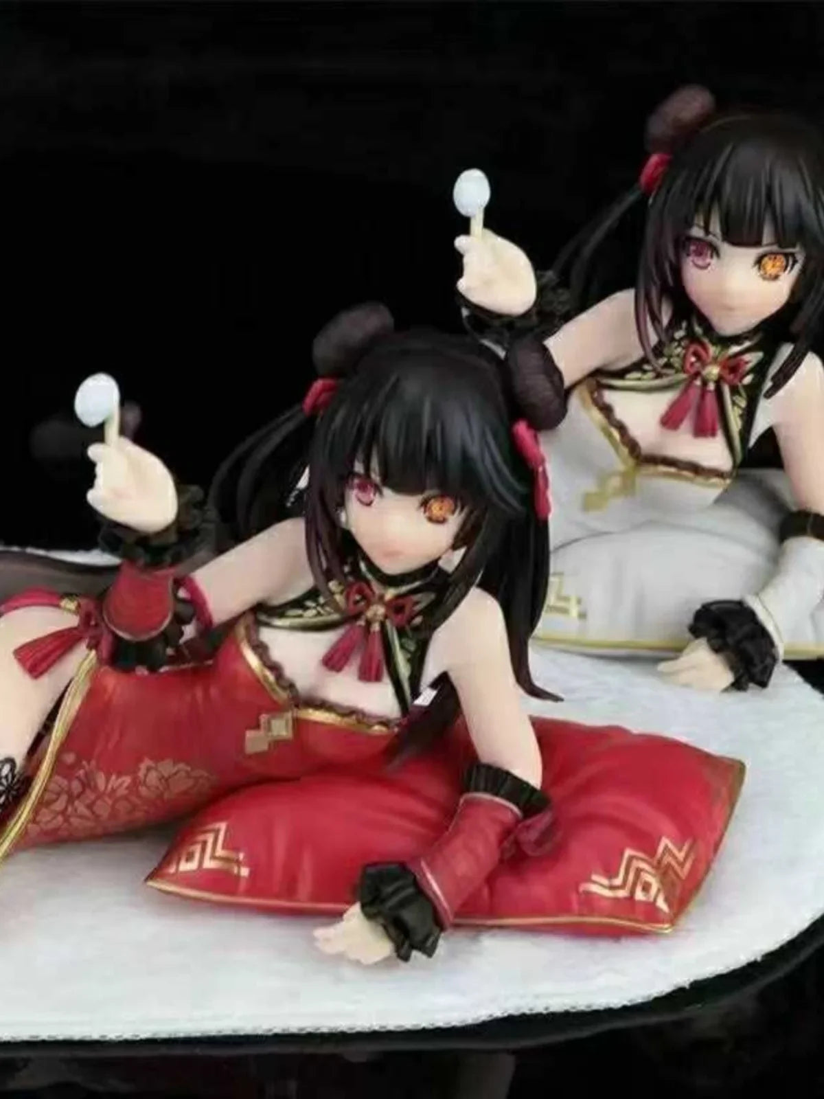 Rin Tohsaka Anime Figure Qipao Ver Desktop Cuter Case Decoration Model Gift Cute Anime Girl Model Collectible Static Figure