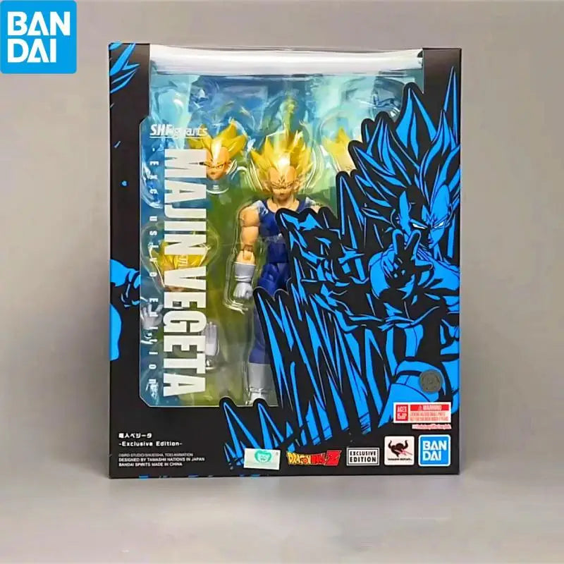 Genuine BANDAI NAMCO Dragon Ball Z S.H.Figuarts Majin Vegeta  Collector Figurine Toys in stock PVC Figure Desktop ornament gift