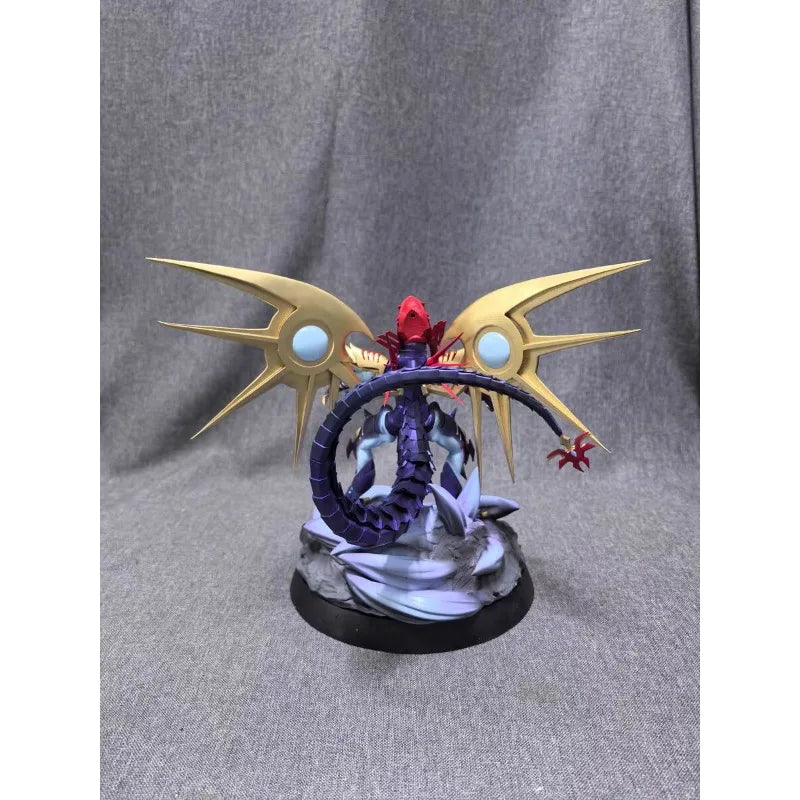25cm Duel Monsters Figure Galaxy-Eyes Cipher Dragon Handmade Customization Anime Model Resin Desktop Ornaments Holiday Gifts Toy