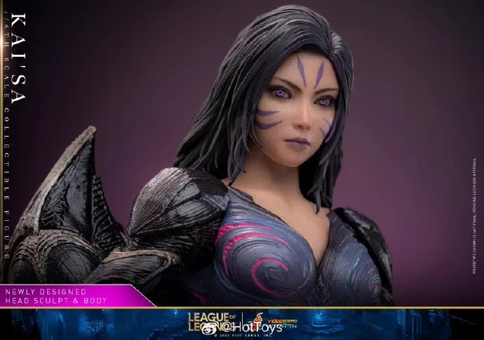 In Stock HotToys HT 1/6 Scale VGM57 League Of Legends Kaisa Daughter of the Void Deadly Hunter Full Set 12inch Action Figure Toy