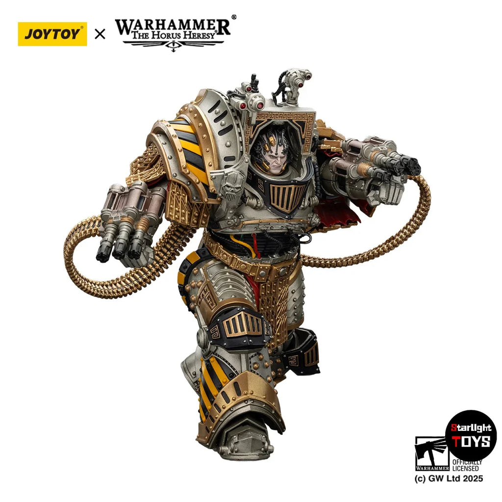 【JOYTOY】Warhammer 40K Iron Warriors Perturabo Primarch of The LVth Legion 1/18 Action Figure Model Toys