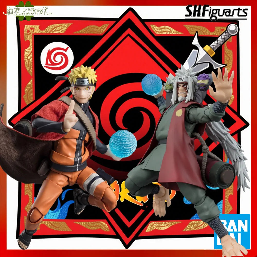 100% Authentic Bandai S.H.Figuarts • Naruto Series • Jiraiya Naruto • Articulated Action Figures • The Perfect Gift for Kids