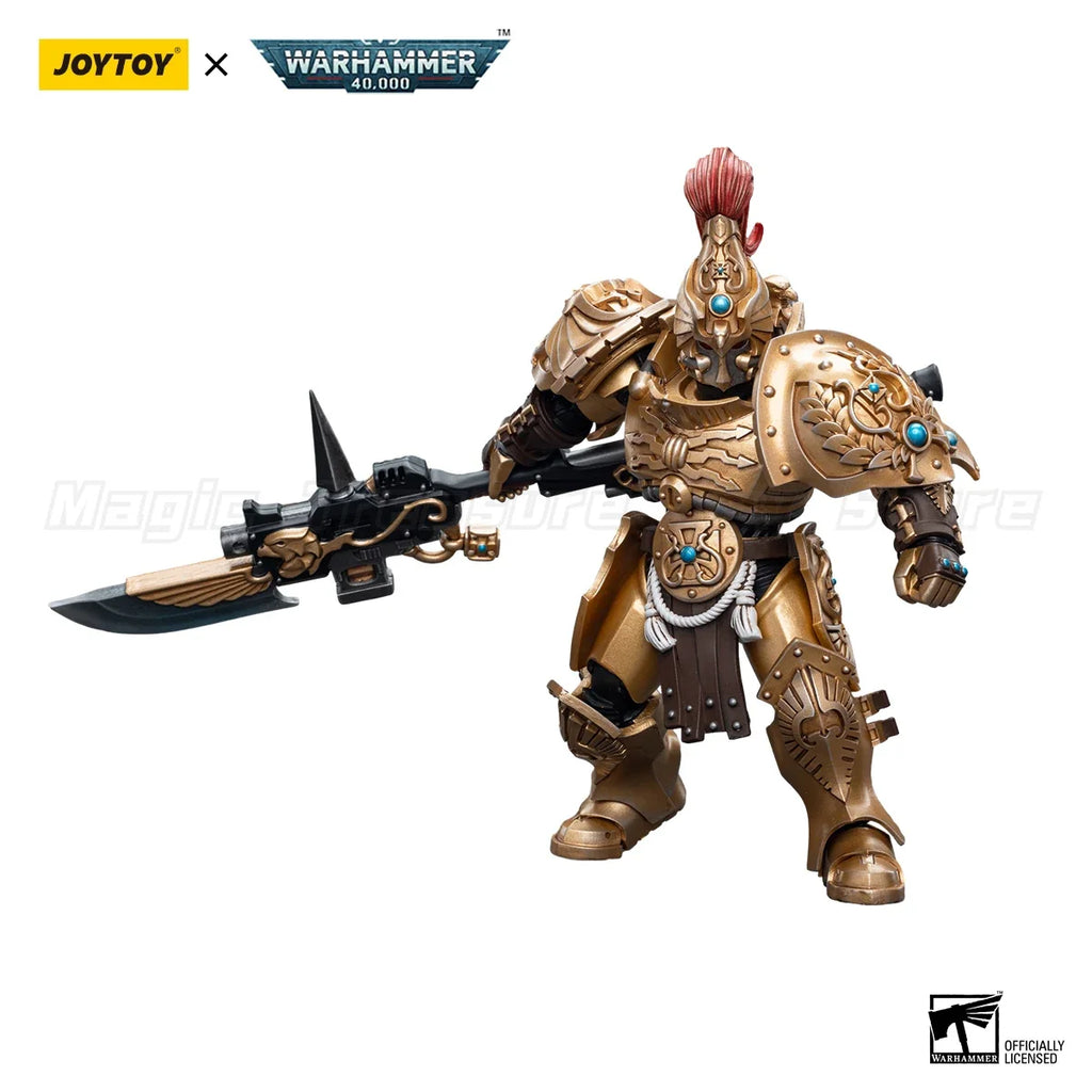 【In stock】JOYTOY Warhammer 40K Adeptus Custodes Custodian Guard with Guardian Spear 1/18 Action Figure Model Toy