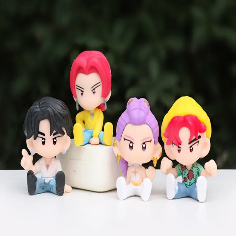 10pcs Set Action Figure Kpop Demon Hunters PVC Cartoon Rumi Mira Zoey Saja Boys Dolls Desktop Decoration Fans Collection Gifts