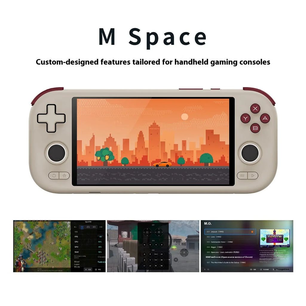 MangMi Air X Android Game Console 5.5Inch 1080P IPS Touch Screen 5000mAh Hall-Effect Joystick Trigger Handheld Game Consoles